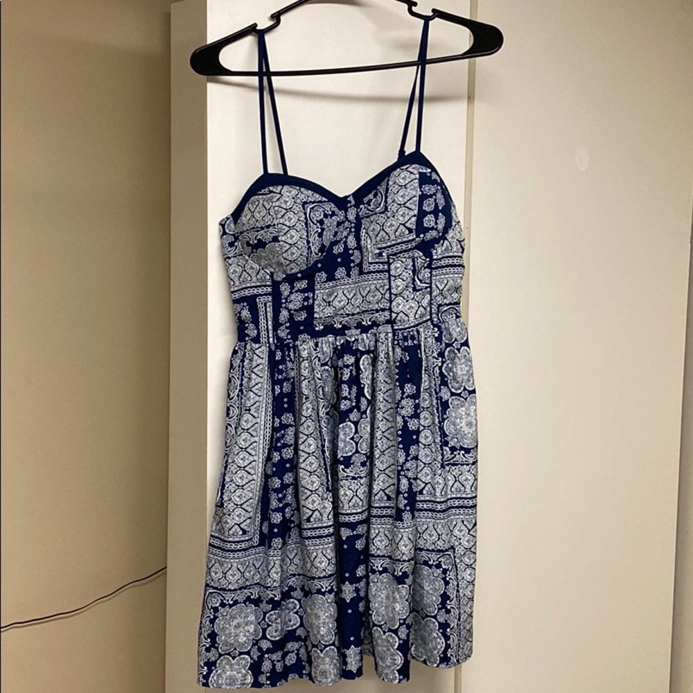 Blue dress